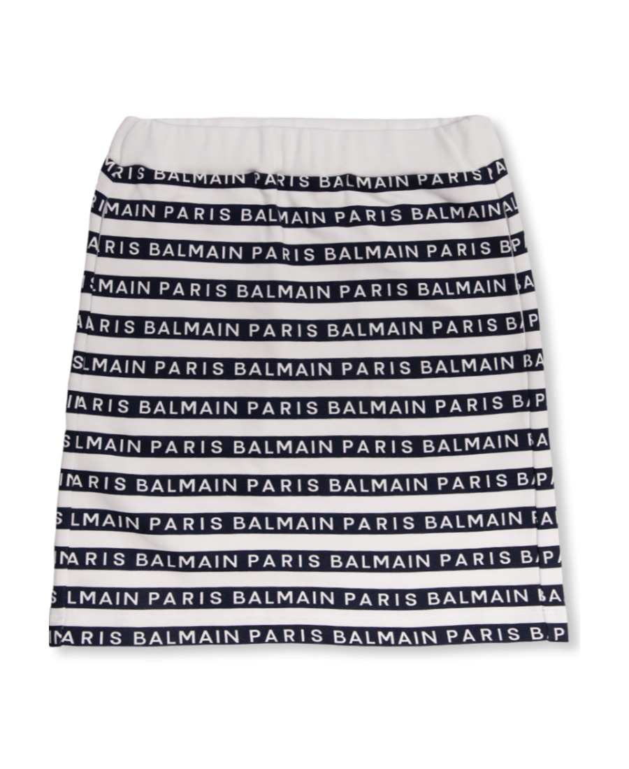 Balmain Logo-print Cotton Set In White