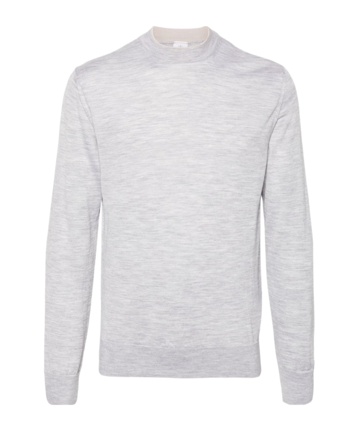 Eleventy Round Neck Sweater In White