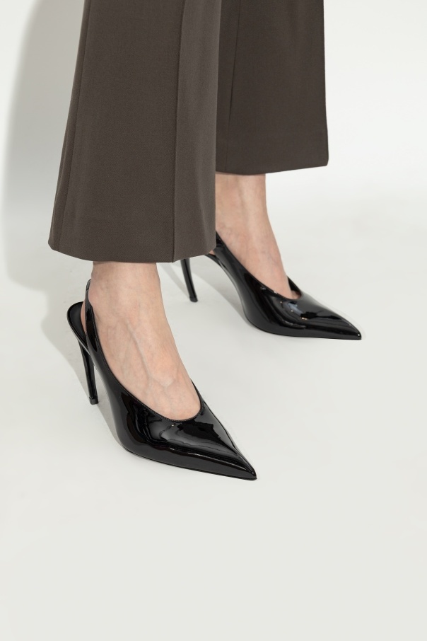 Attico Pointed Toe Slingback Viper Glossy Finish