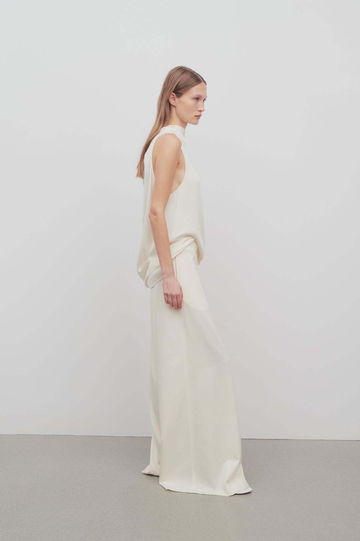 The Row Dela Wide-leg Trousers In White