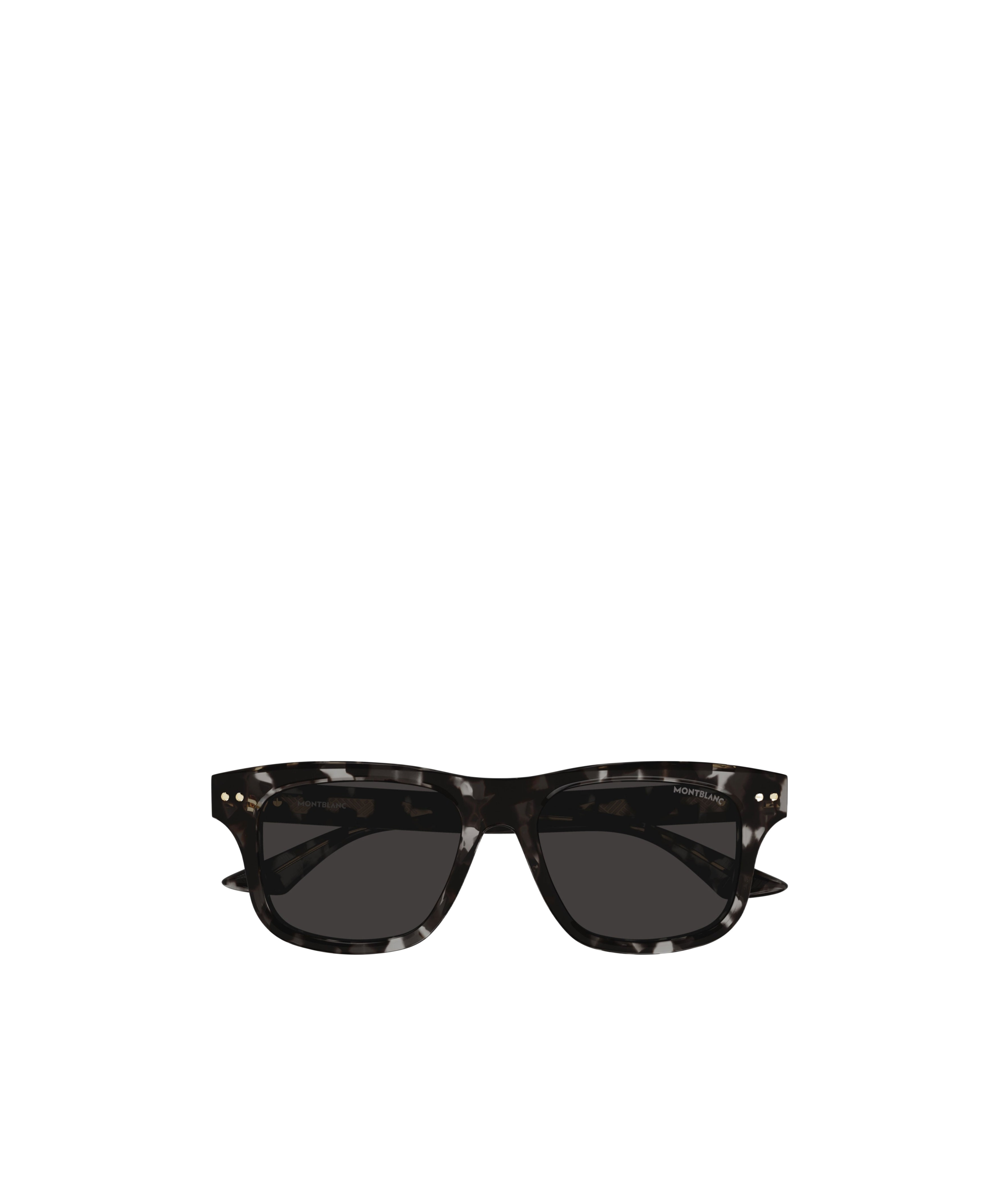Montblanc Square-frame Sunglasses In Black