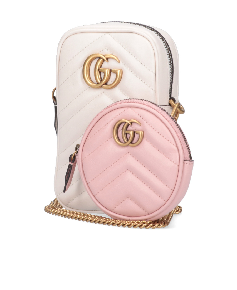 Gucci Logo Shoulder Bag In Pink