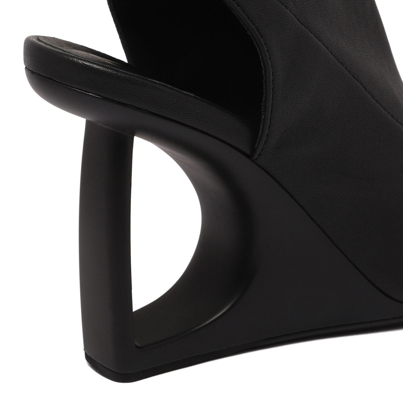 Vic Matie Pointed Open Toe Sandals In Black