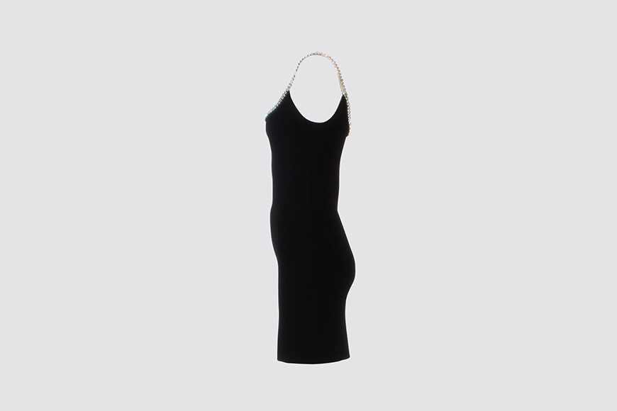 Rabanne Crystal-embellished Sleeveless Minidress In Black