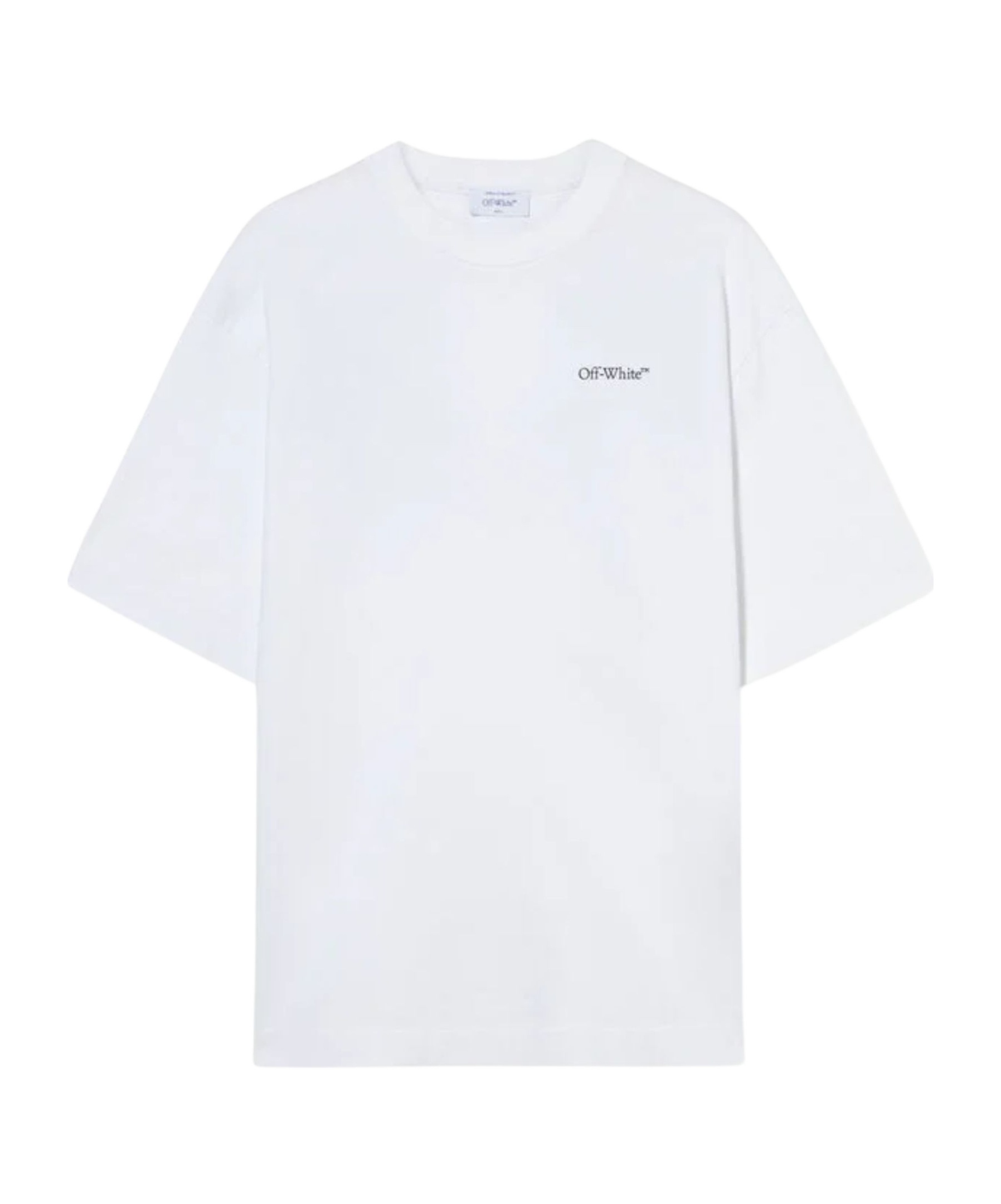 Off-white White Half Arrow Skate Logo T-shirt In White