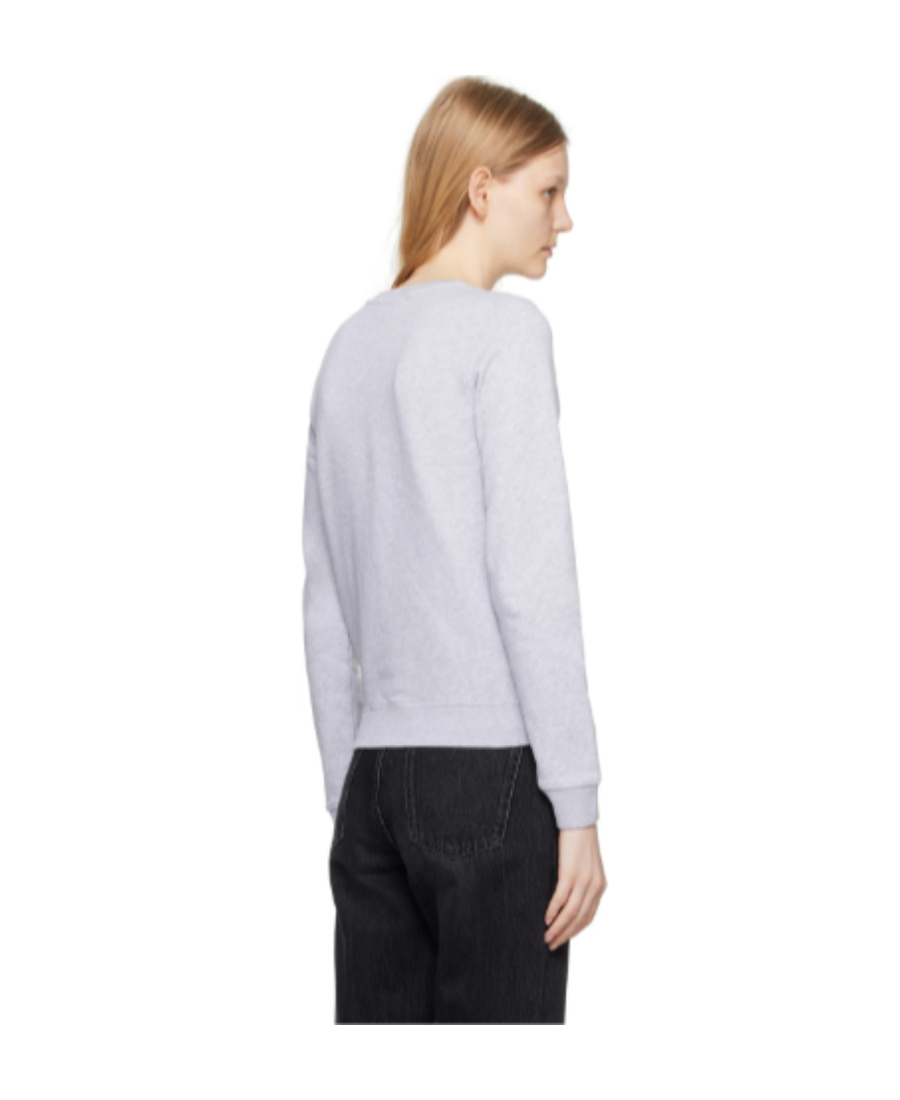 MAISON KITSUNÉ ROUND-NECKED LOGO SWEATER