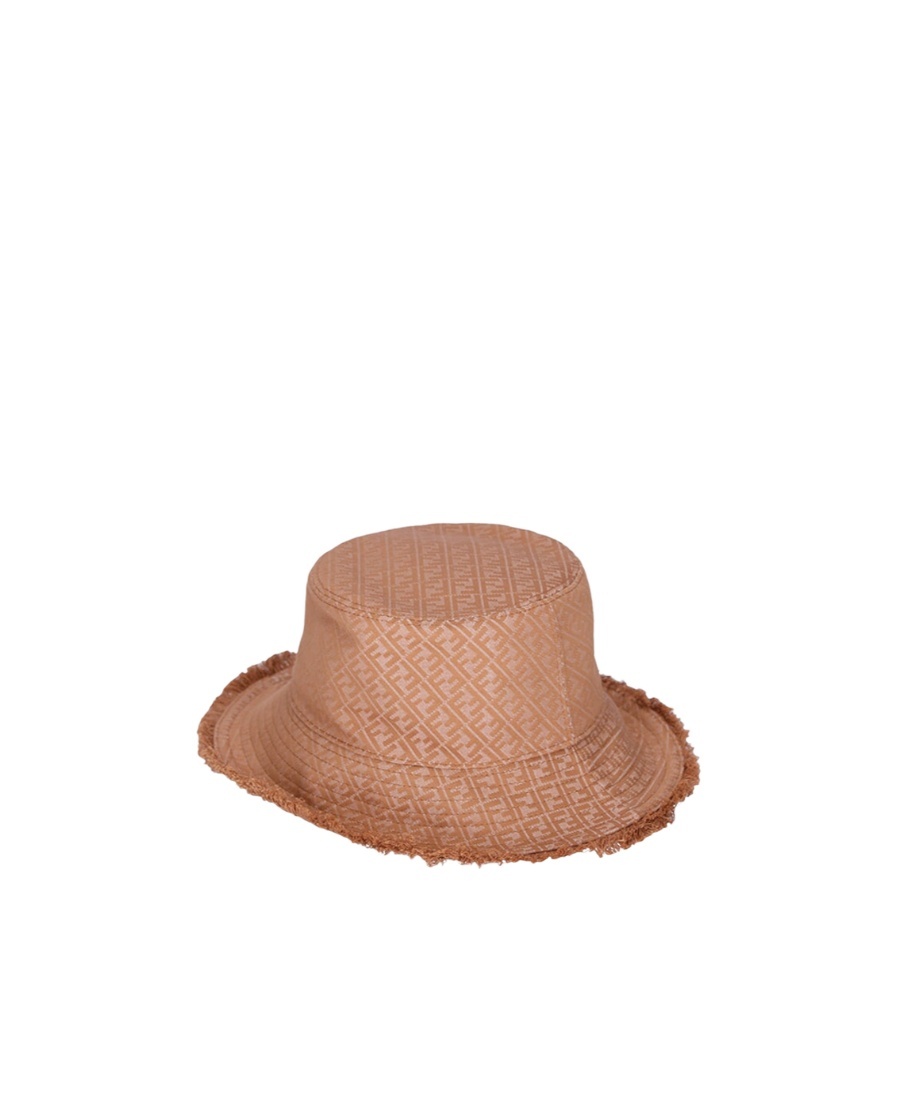 Fendi Patterned Hat In Pink