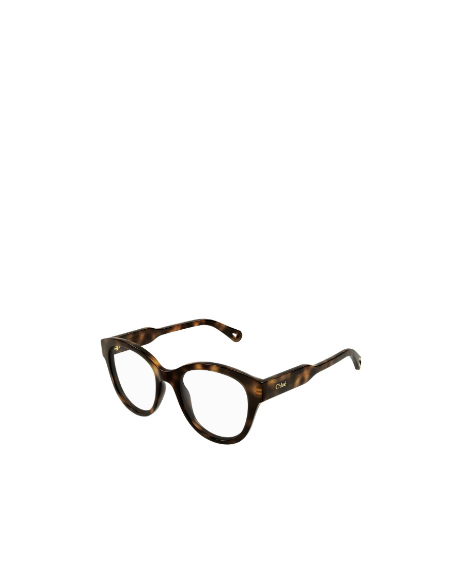 Chloé Eyewear Rectangular Frame Glasses In Brown