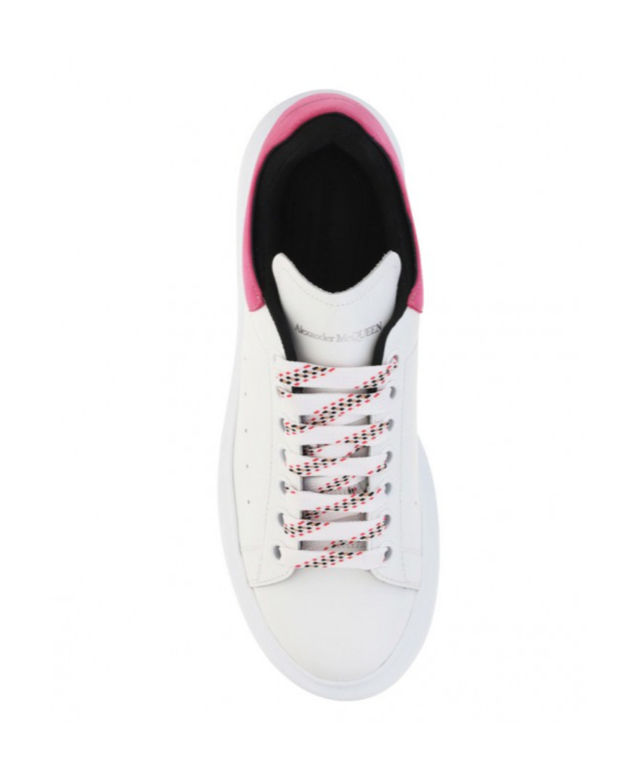 Alexander Mcqueen Oversized Lace-up Leather Sneakers