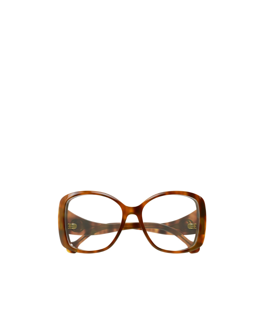 Gucci Oversized Square Frame Optical Glasses In Brown