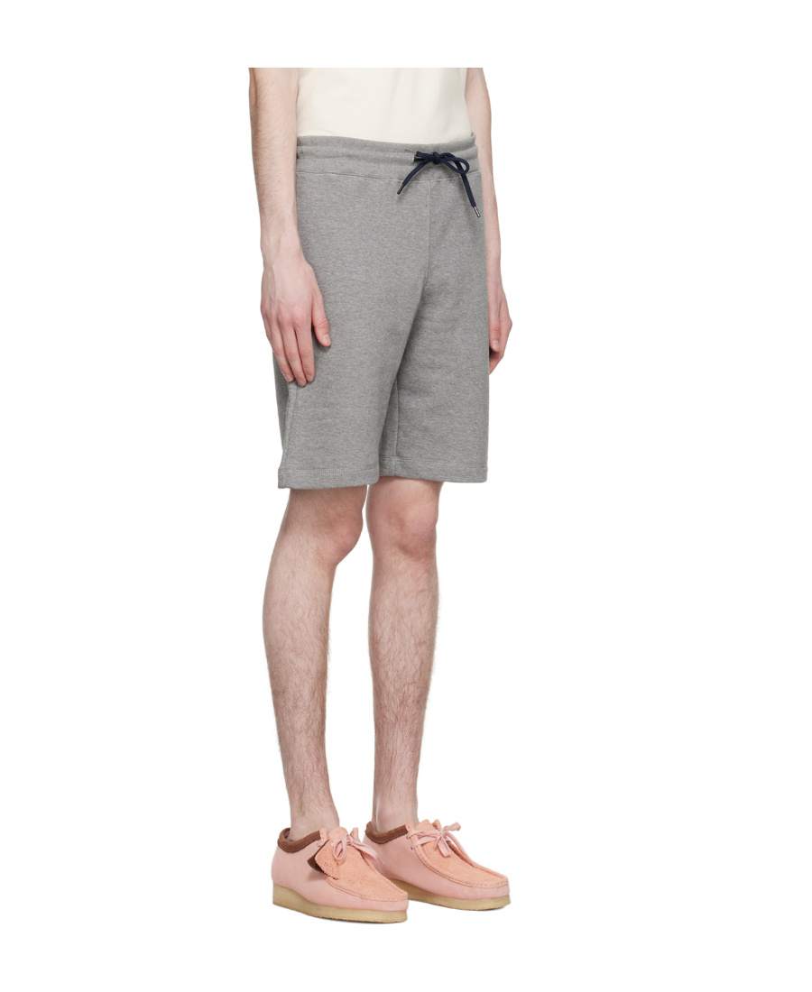 Paul Smith Logo-patch Detail Bermuda Shorts In Gray