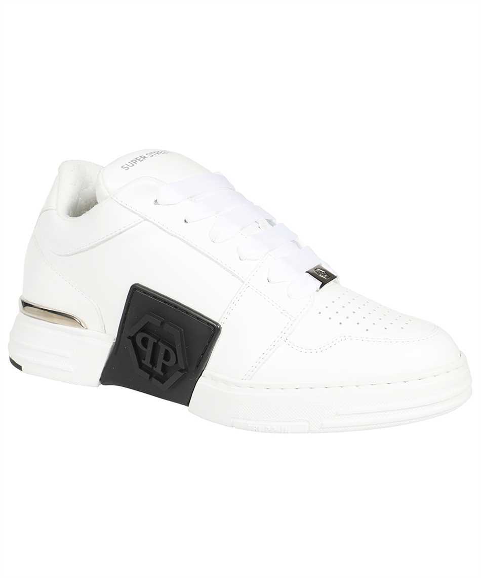 Philipp Plein Logo Low Upper Board Shoes In White