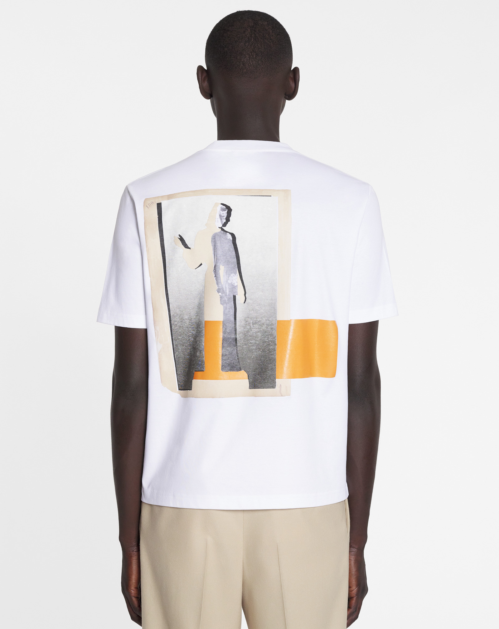 Shop Lanvin Archive-print T-shirt In White