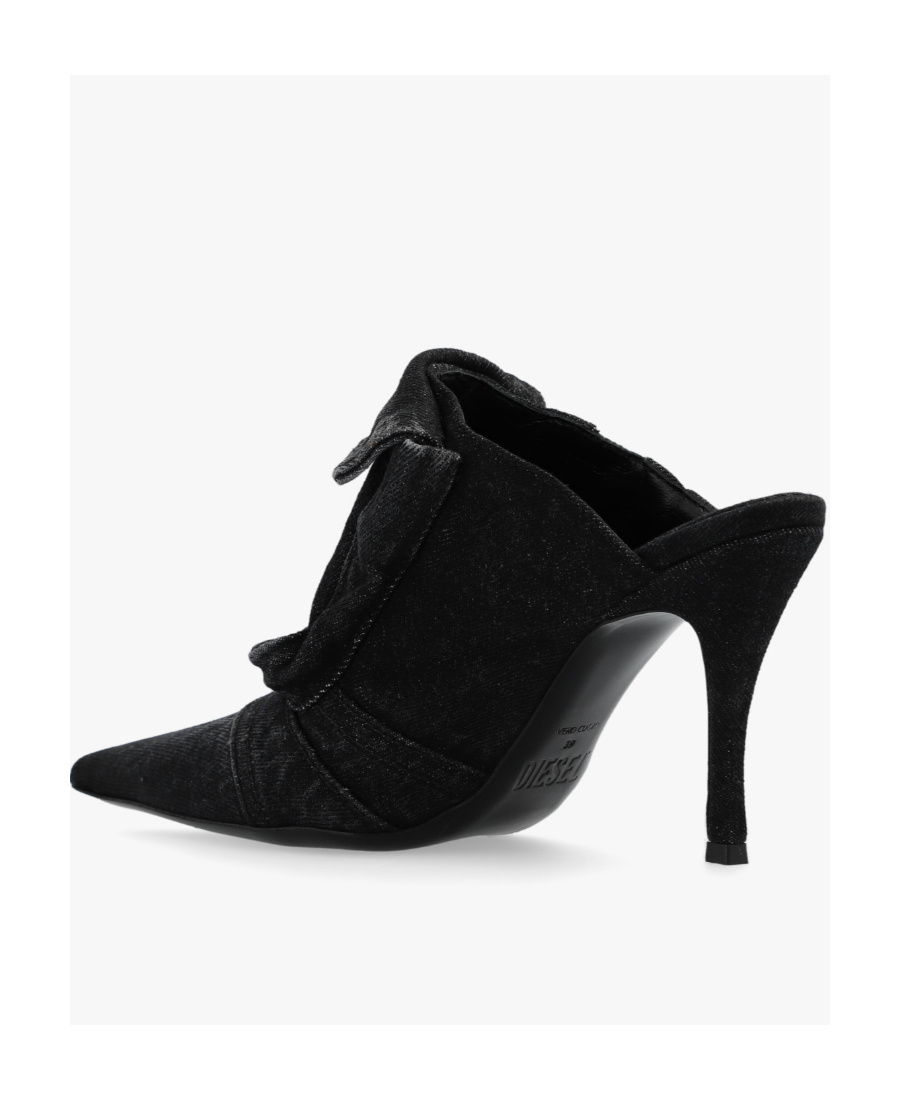 Diesel Black D-venus Pocket ml Mules In Black