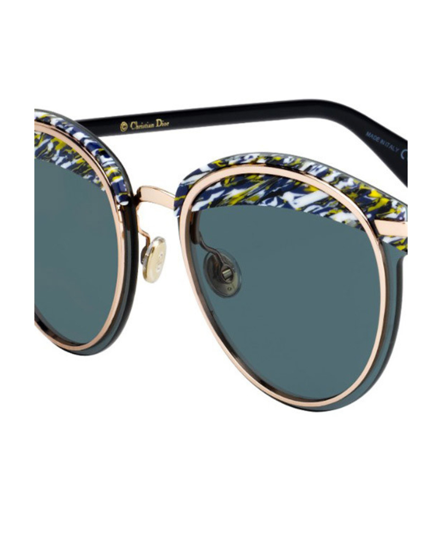 Dior Logo Sunglasses In Green