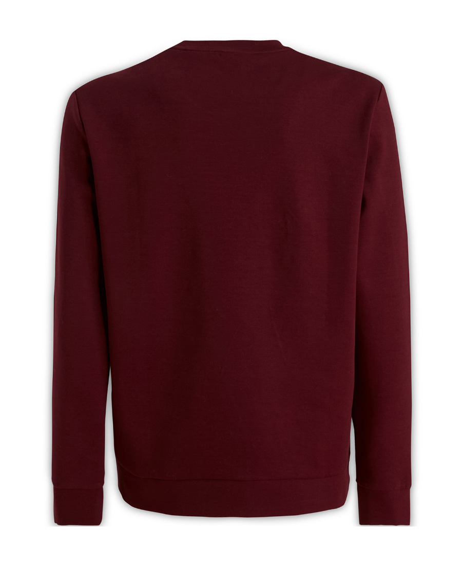 HUGO BOSS LOGO ROUND NECK SWEATER 