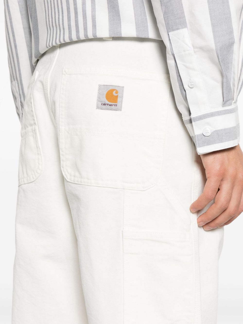 Carhartt Belt-loop Casual Pants In White