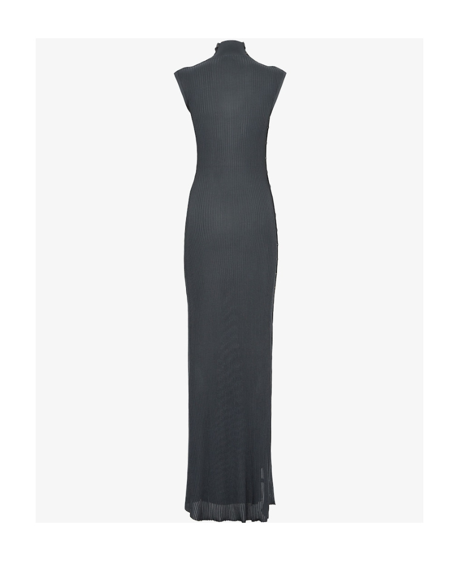 Fendi Colour-block Sleeveless Dress In Gray