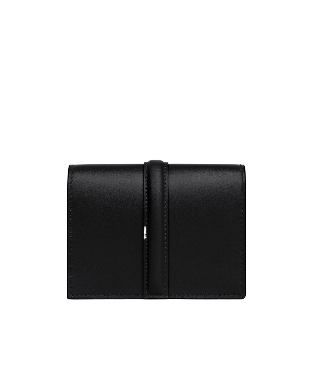 Celine Triomphe Flip Card Bag In Black