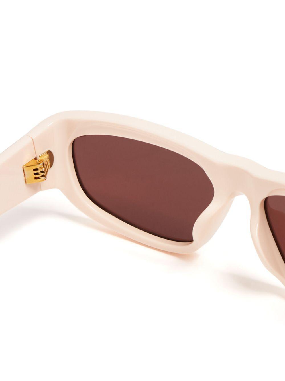 Linda Farrow Full Frame Sunglasses In Red