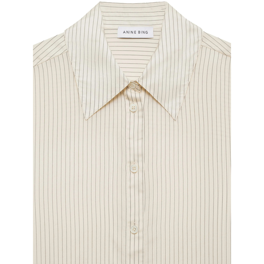 Shop Anine Bing Striped Shirt