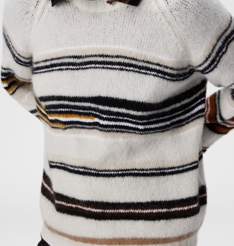 Missoni Striped Intarsia Crewneck Sweater In Multi
