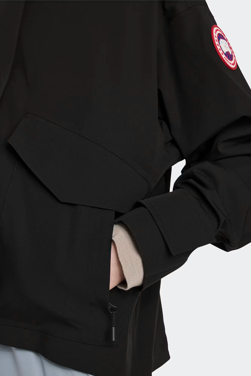 Canada Goose Tofino Rain Jacket In Black