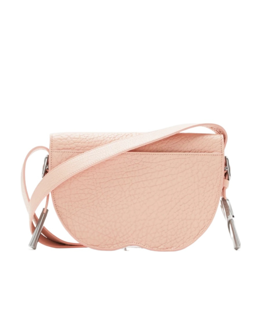Burberry Chess Leather Satchel In Red