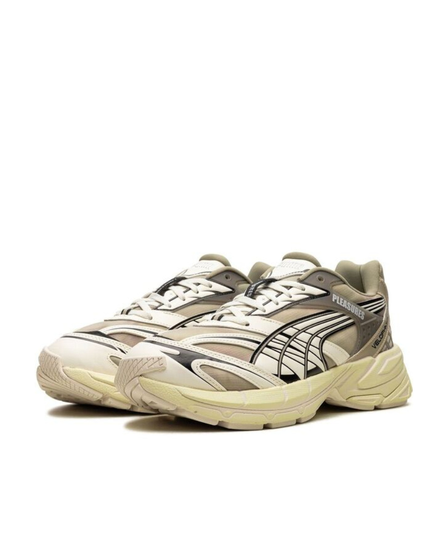 Puma Pleasures Velophasis Lace-up Sneakers In Nude