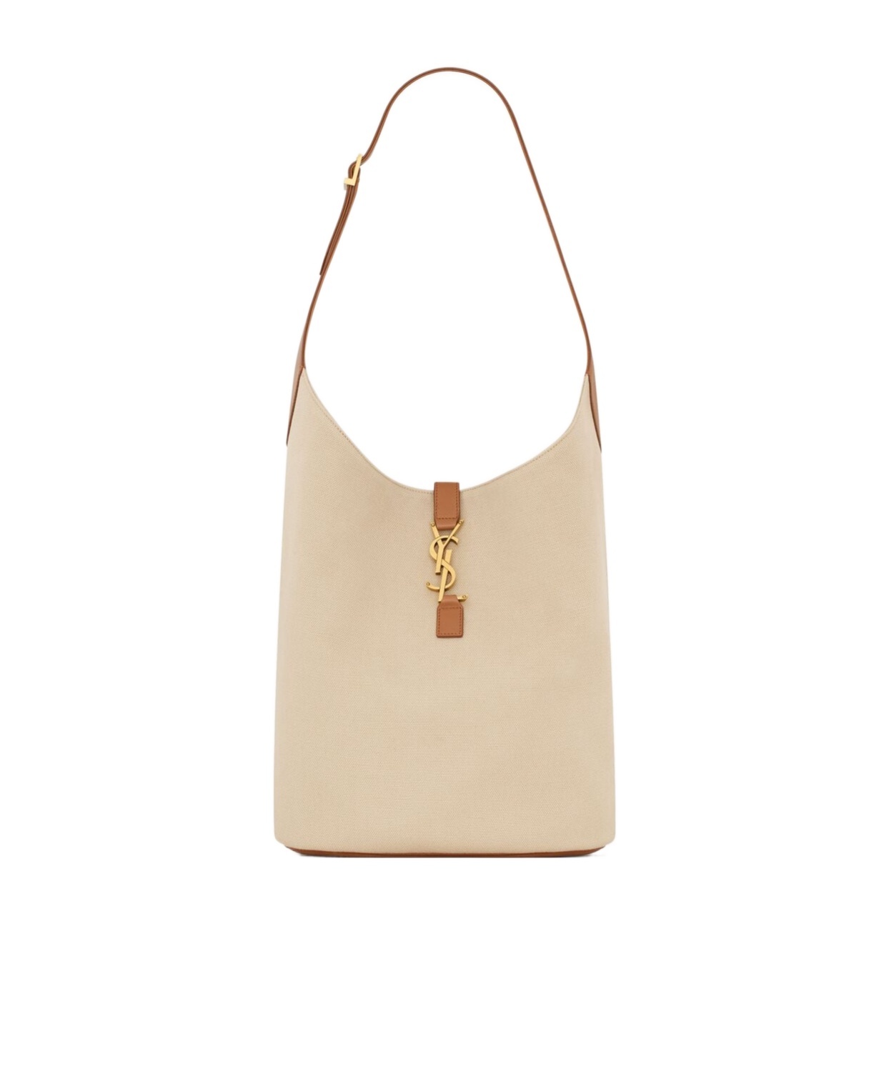Saint Laurent Le 5 7 Shoulder Bag In Nude