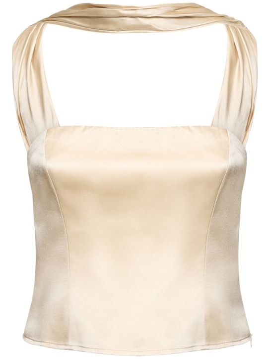 Reformation Sallie Silk Top