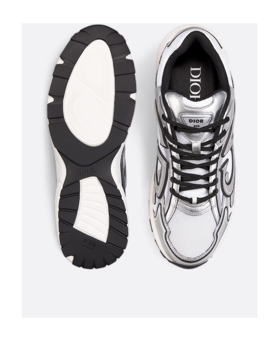 Dior Men B30 Microfiber Mesh And Technical Fabric Low-top Sneakers In Multi