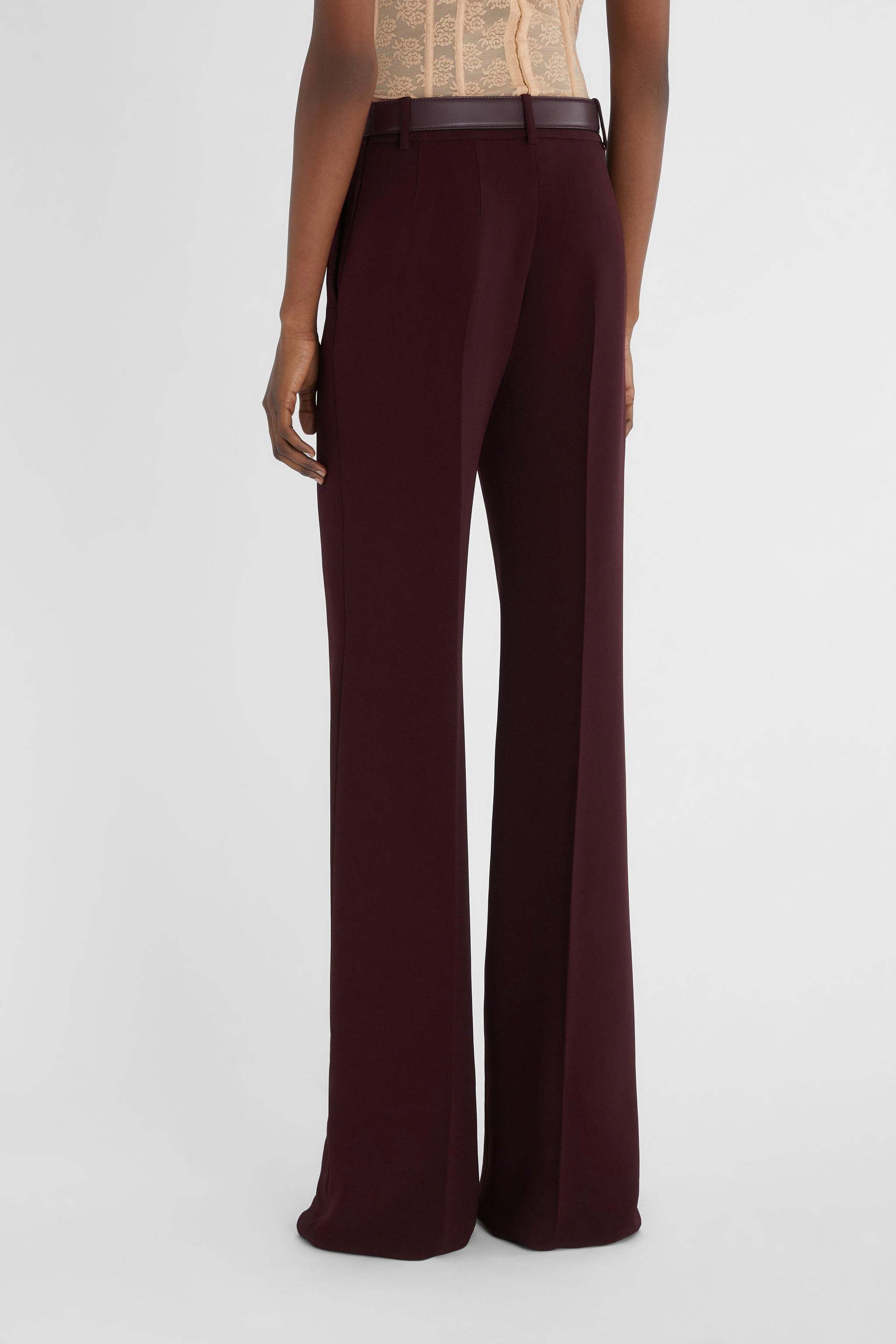 Ermanno Scervino Belt-loop Casual Pants In Brown