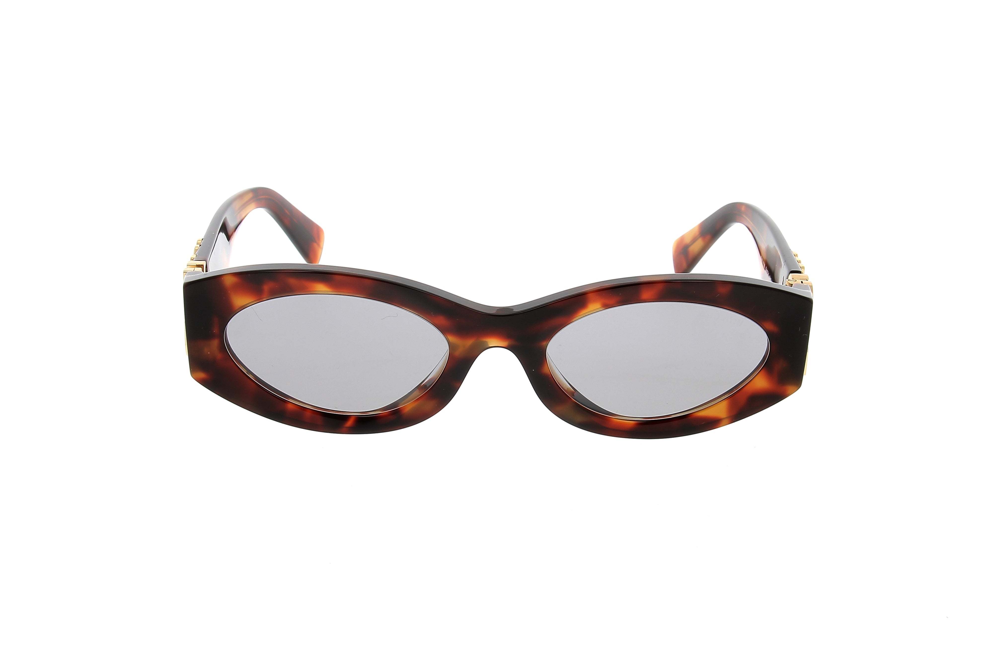 Miu Miu Eyewear Oval-frame Sunglasses In Multi