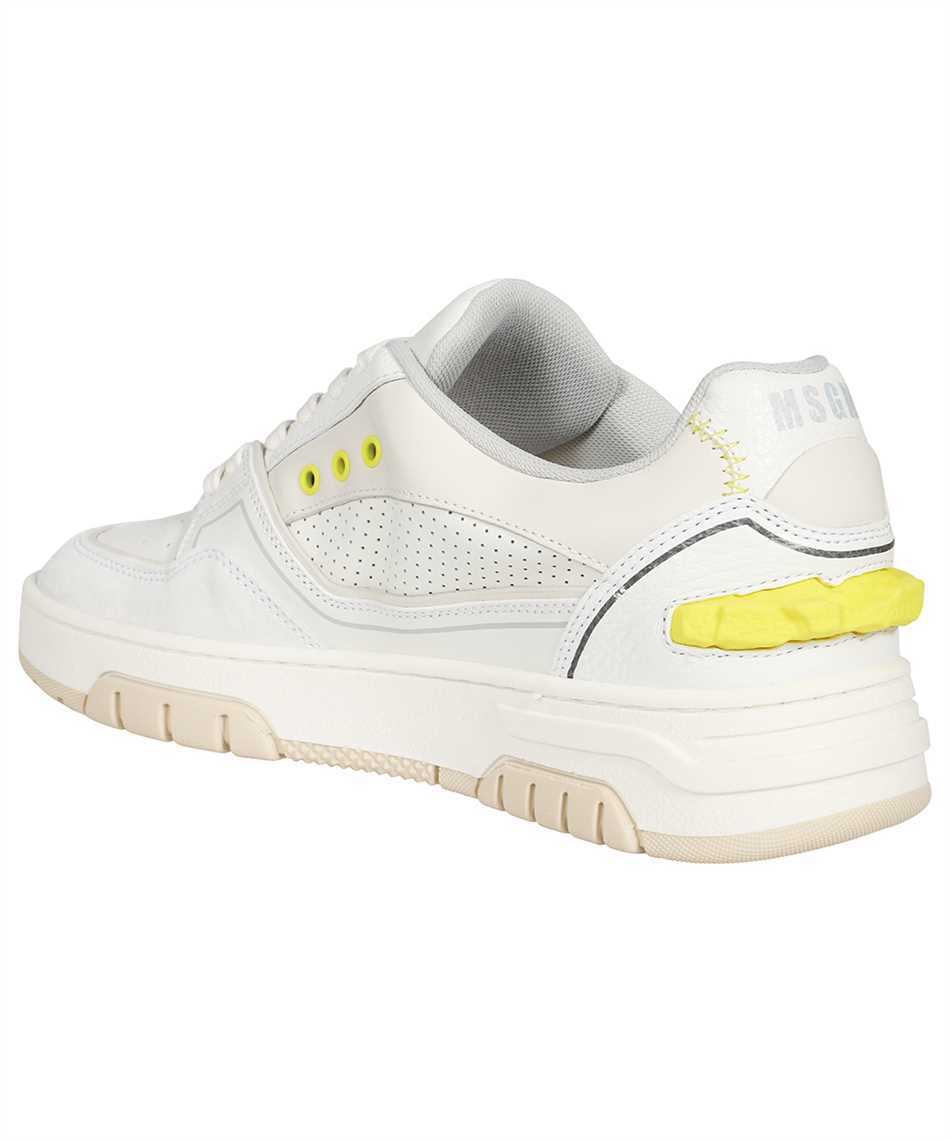 Msgm Panelled Low-top Sneakers In White