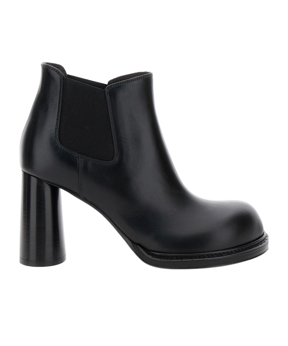 Shop Bottega Veneta Cliff Chelsea Ankle Boot In Black
