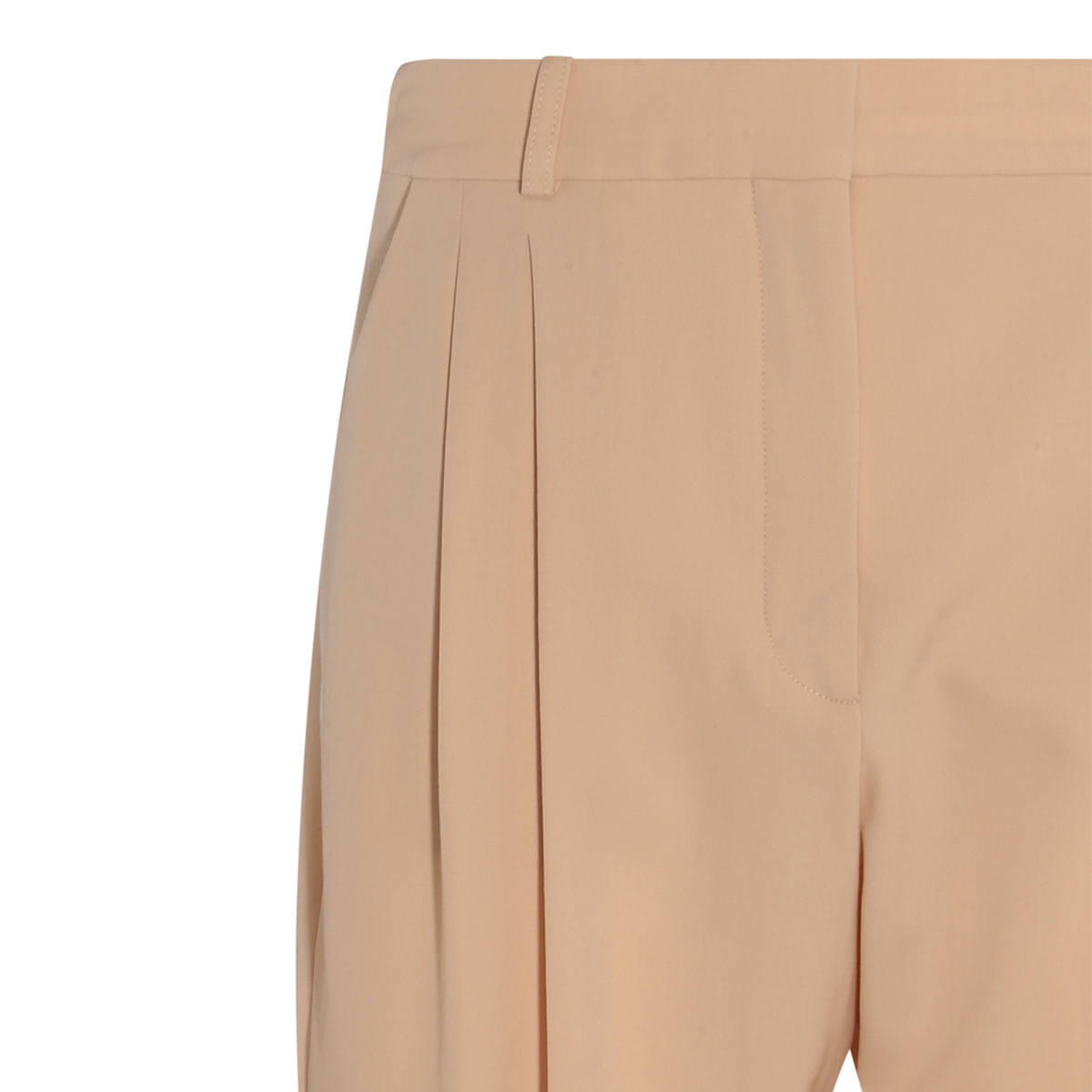 Stella Mccartney Logo Casual Pants In Nude