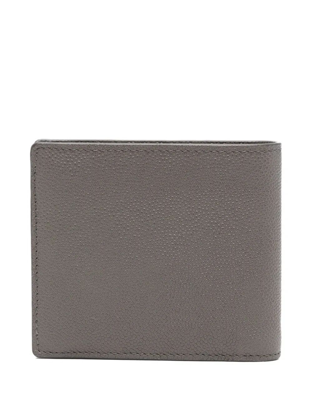 Tod's Textured Finish Modern Design Wallet In Gray