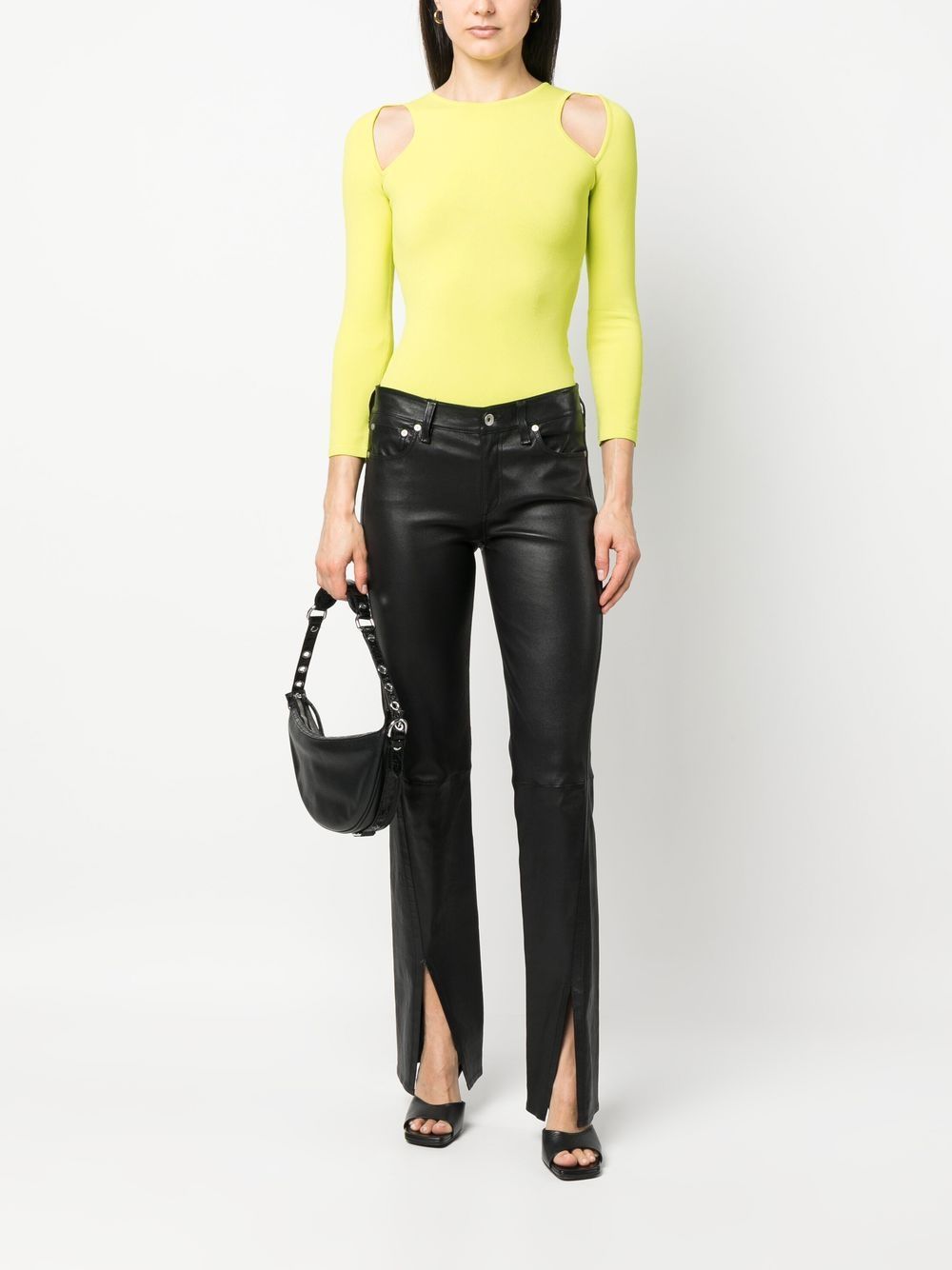 Dsquared2 Long Sleeved T-shirt In Yellow