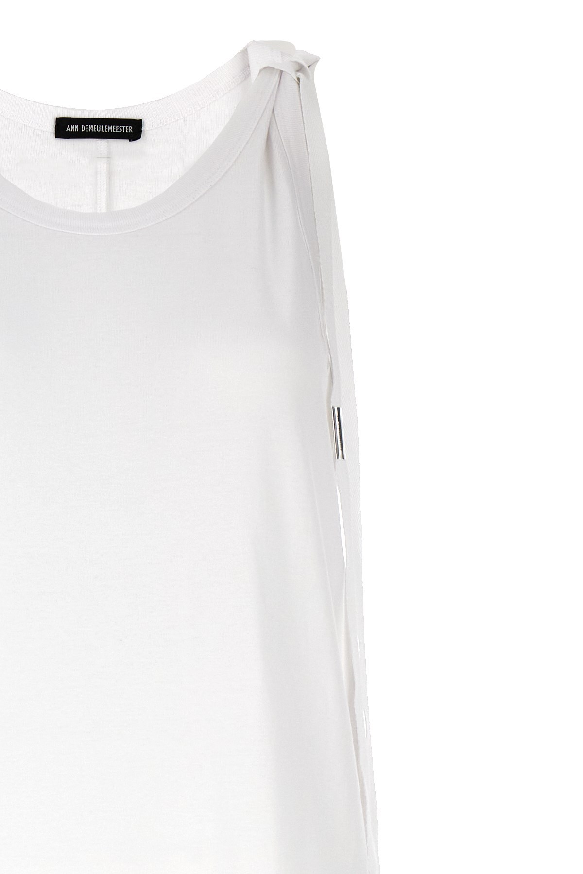 Ann Demeulemeester Sleeveless Long Dress In White