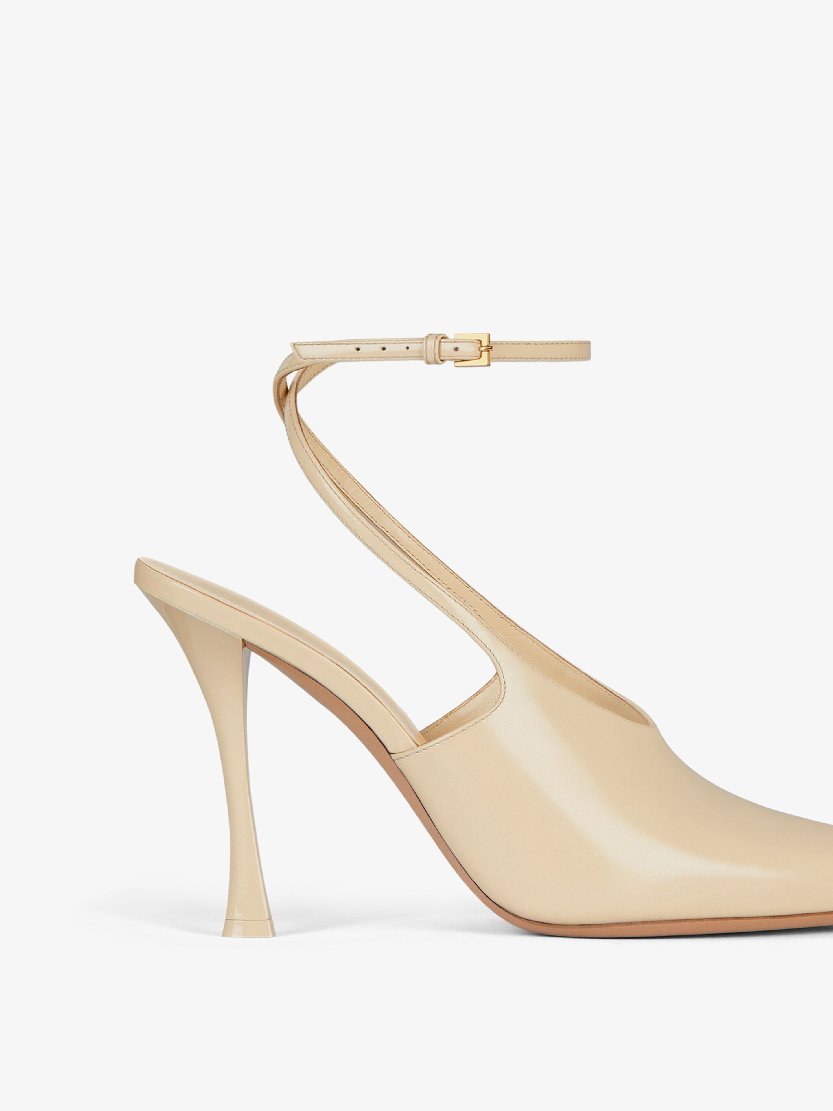 GIVENCHY SHOW SLINGBACKS IN LEATHER