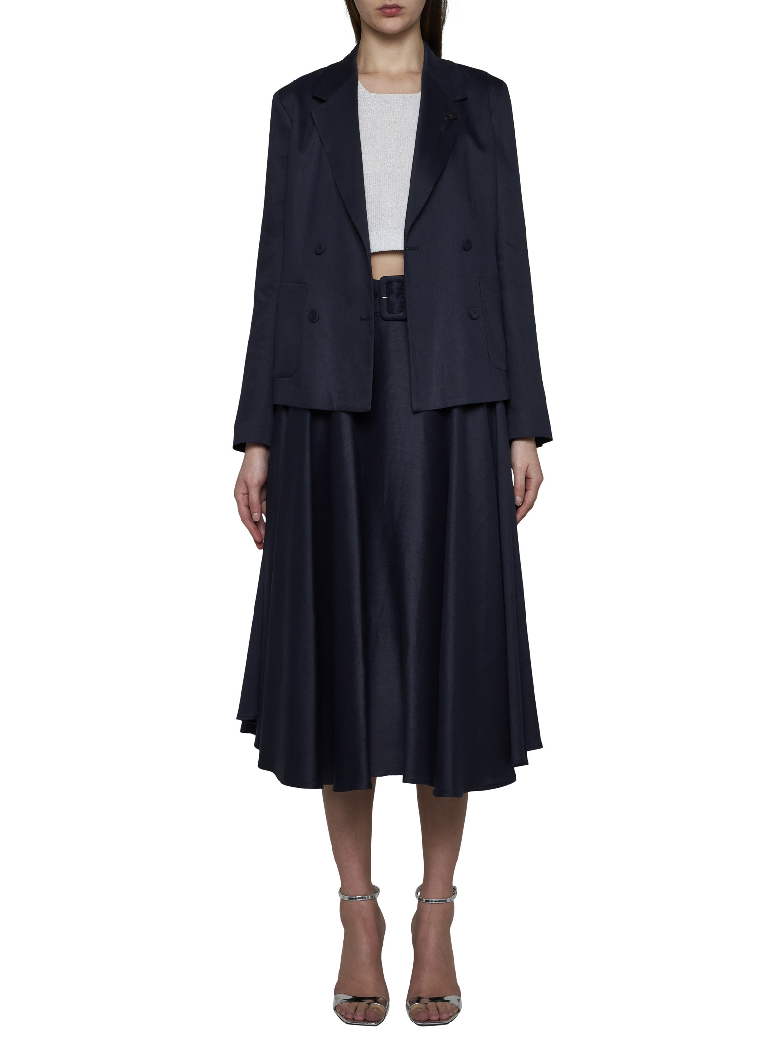 Lardini Belt Loop Belt Skirt