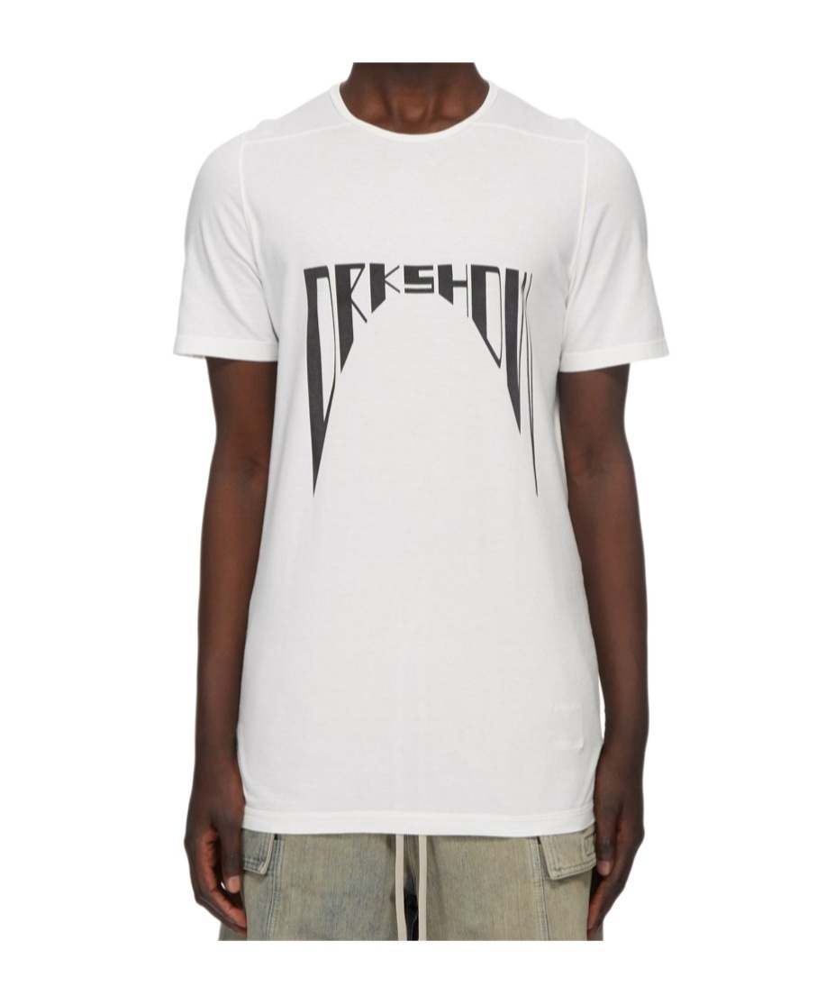 Rick Owens Drkshdw Drkshdw By Rick Owens Bold Graphic Print Oversized T-shirt In White