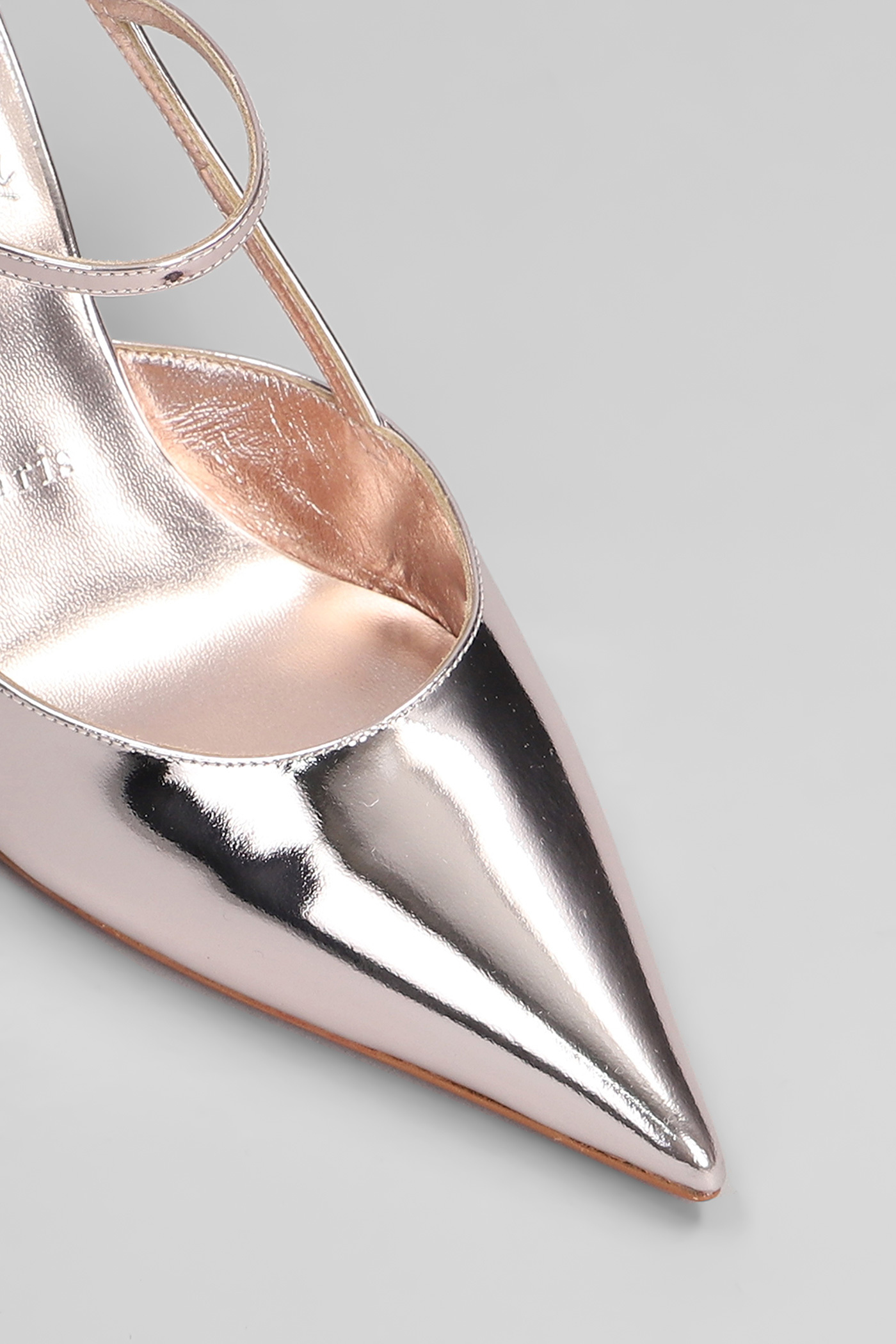 Christian Louboutin Miss Z Strap 80 Leather Slingback Pump In Multicolor