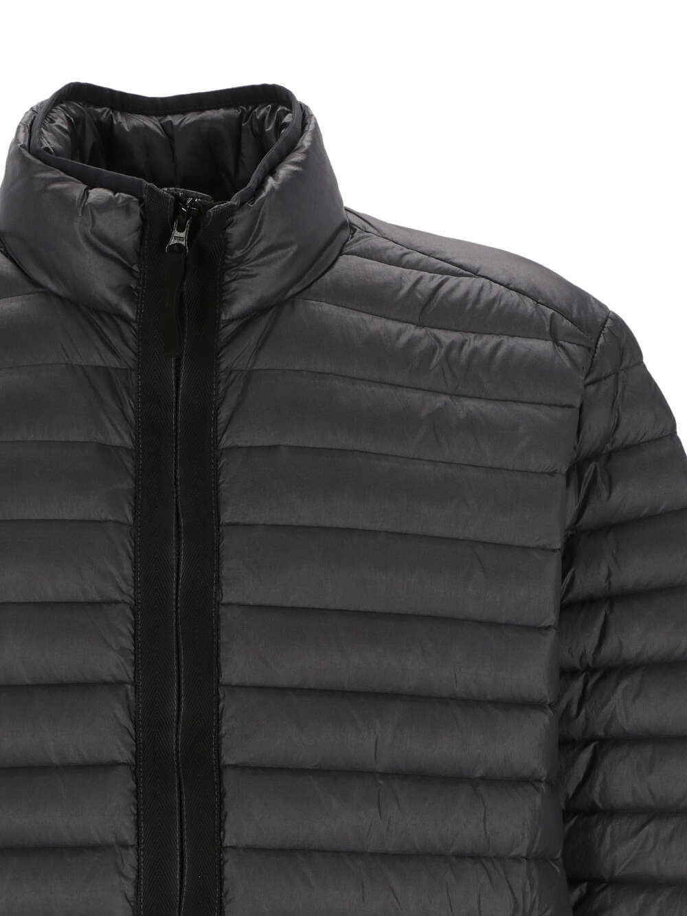 Stone Island Compass-patch Padded Jacket In Gray