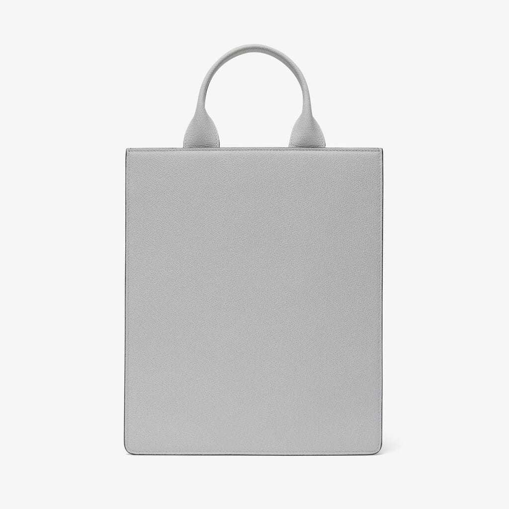 Valextra Mini Bag With Square Top Handle In Gray