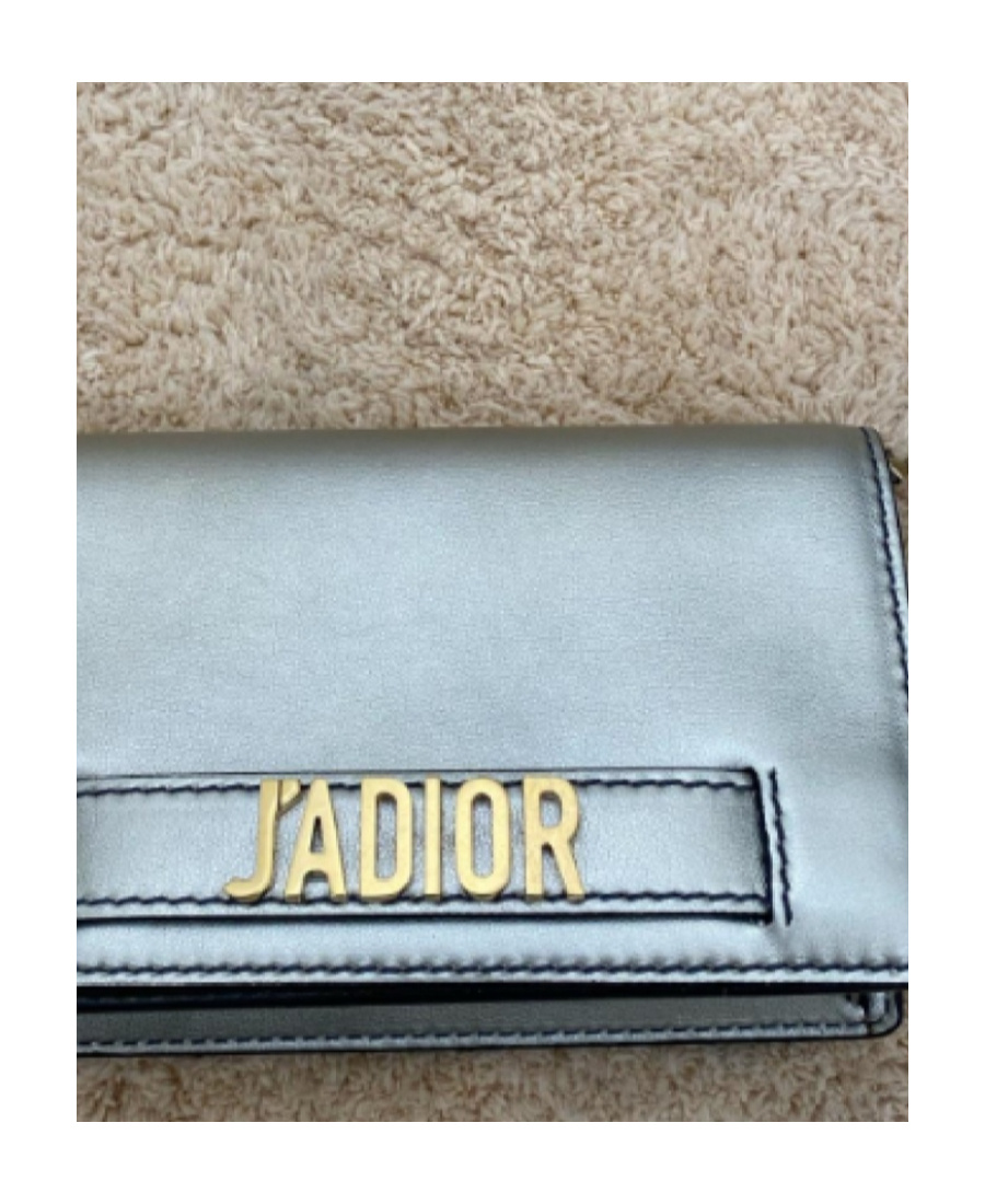 Dior Logo Shoulder Bag In Gray