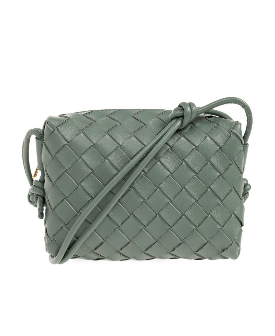 Bottega Veneta Mini Loop Camera Bag In Green