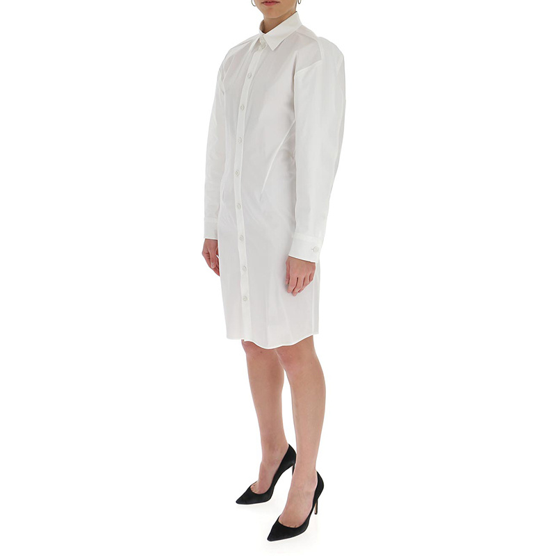 Bottega Veneta Shirt Dress In White