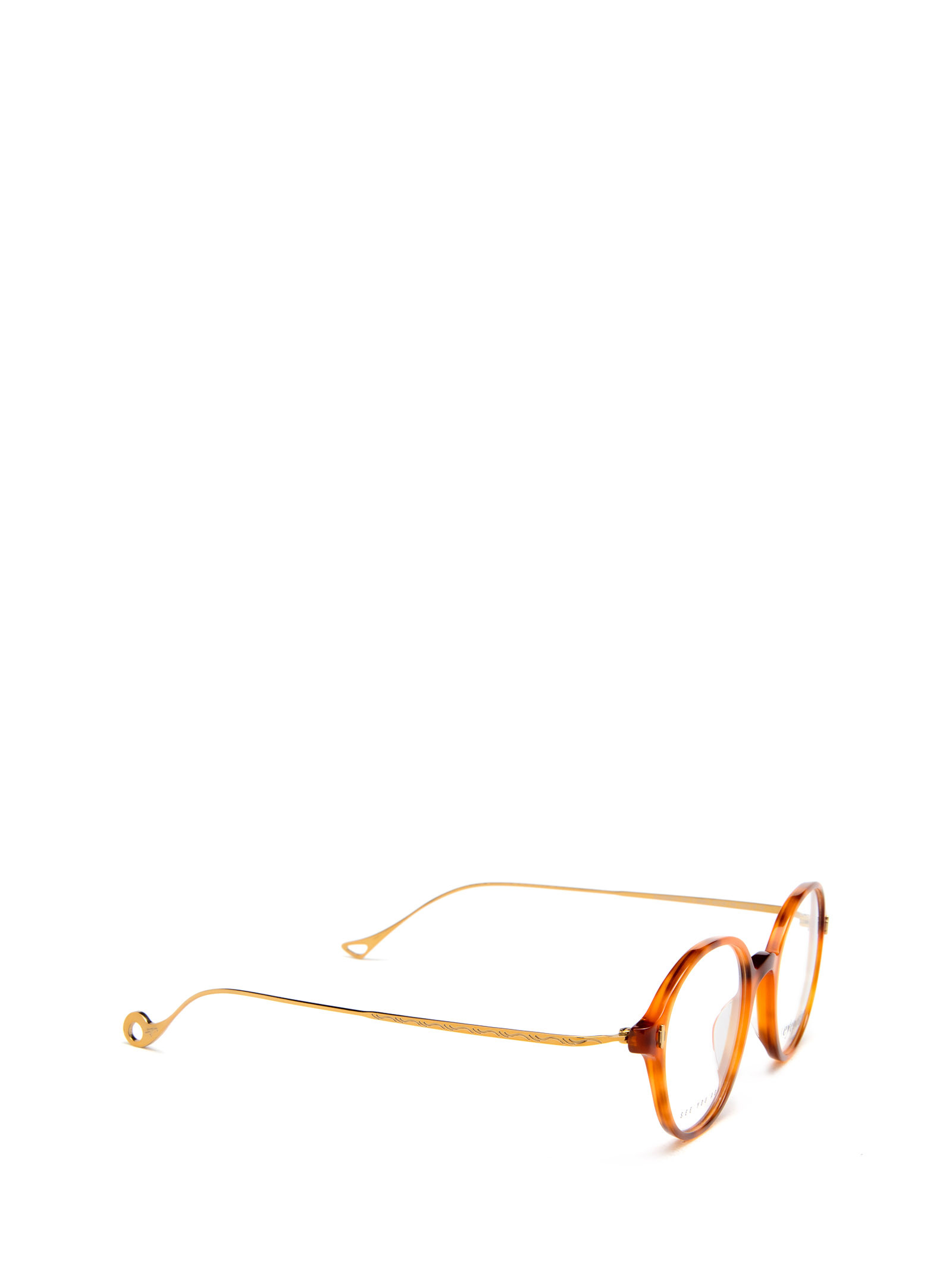 Eyepetizer Tortoiseshell Round-frame Optical Glasses In Orange